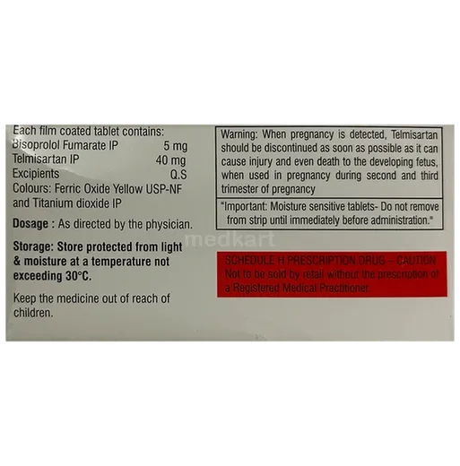 bisobis t 5mg tablet 10's